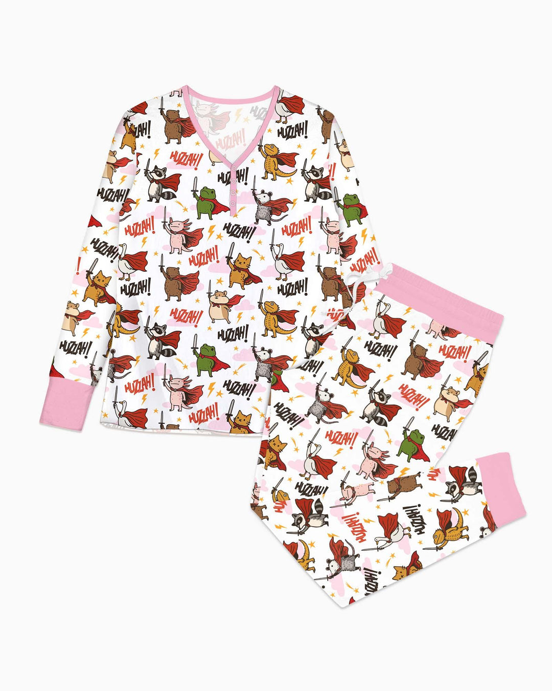 Vorlage Bambus Damen Pyjama Set