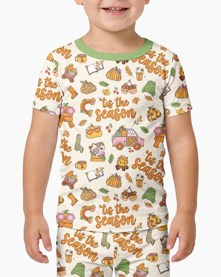 'Tis The Season Bamboo Two Piece Short Sleeve Pajama Set