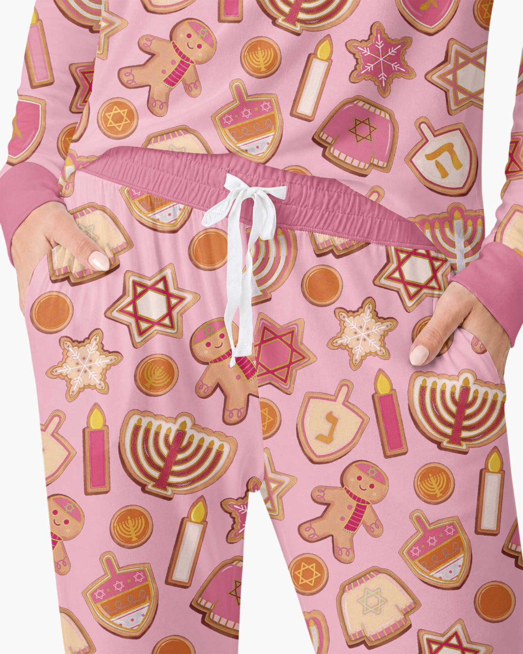 Hanukkah Cookies Bamboo Women Pajama Set