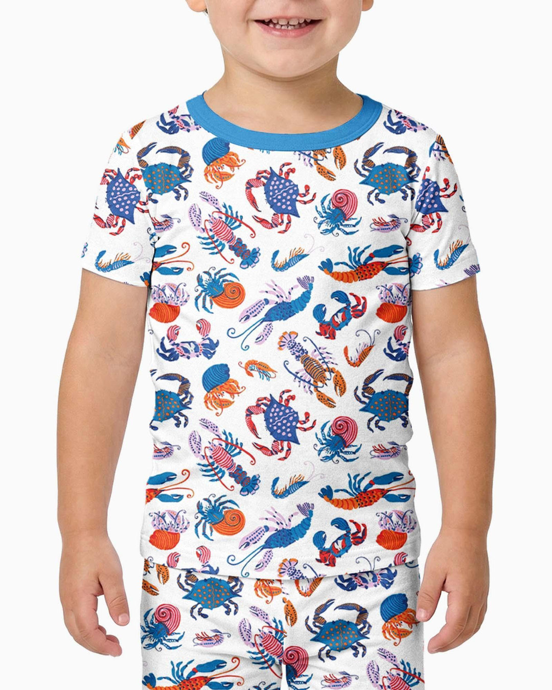 Zweiteiliges, kurzärmliges Pyjama-Set mit Marienkäfern