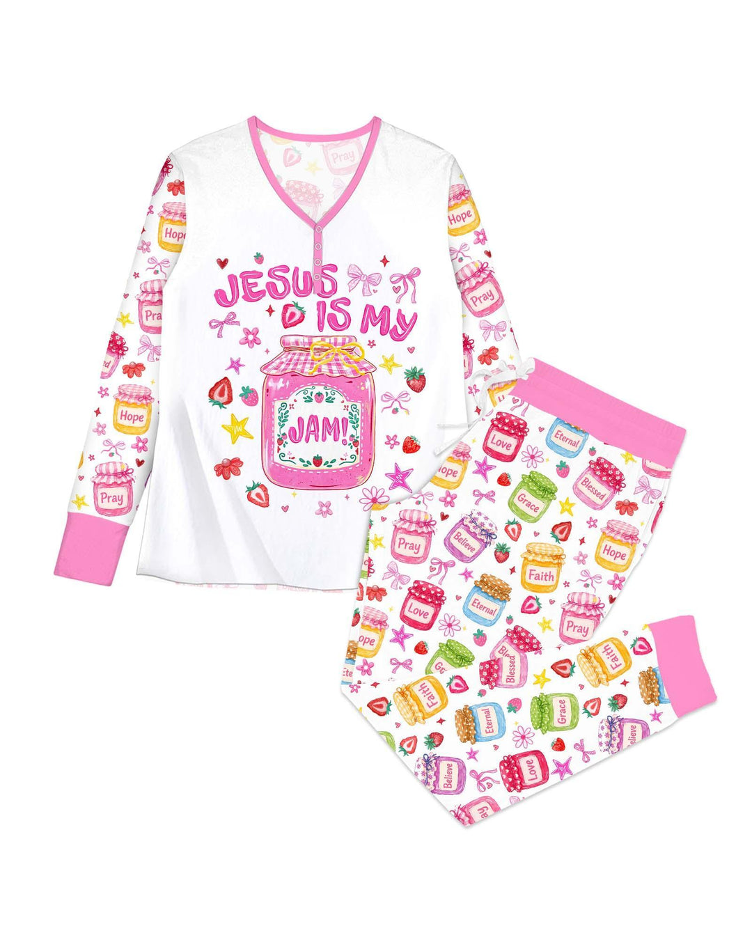 Vorlage Bambus Damen Pyjama Set