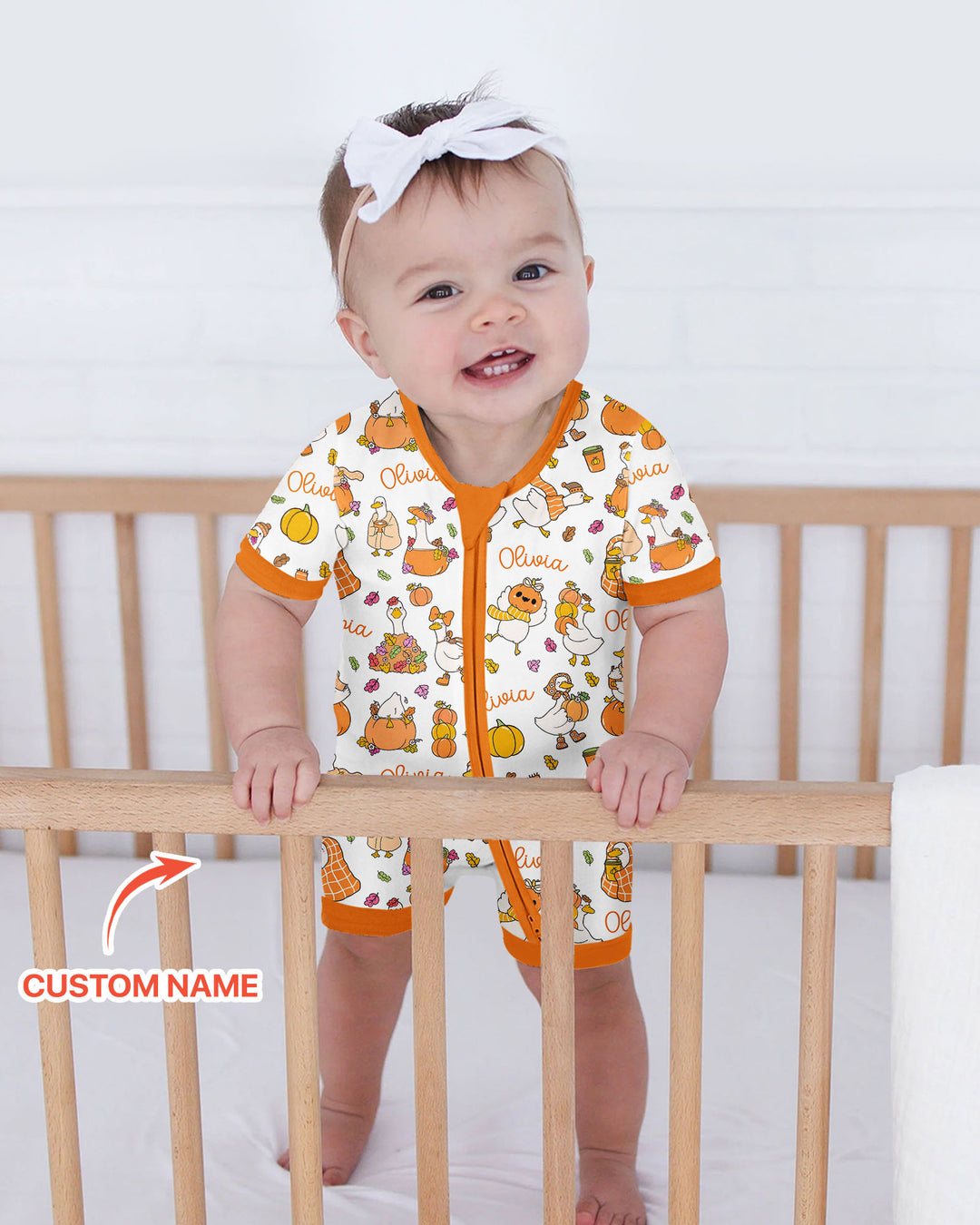Fall Silly Goose Bamboo Shorty Zippy