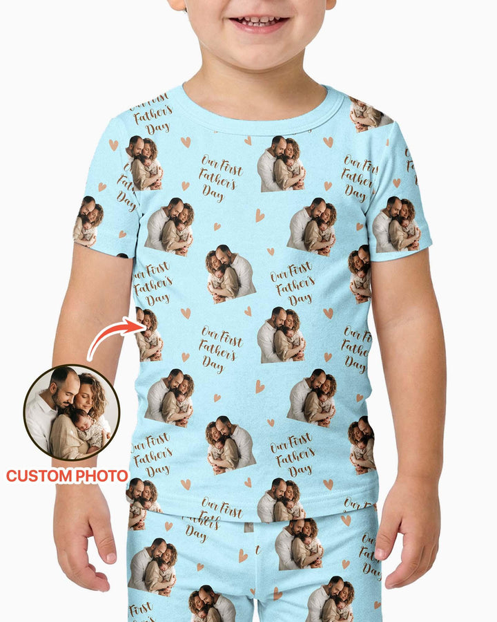 Zweiteiliges, kurzärmliges Pyjama-Set mit Marienkäfern