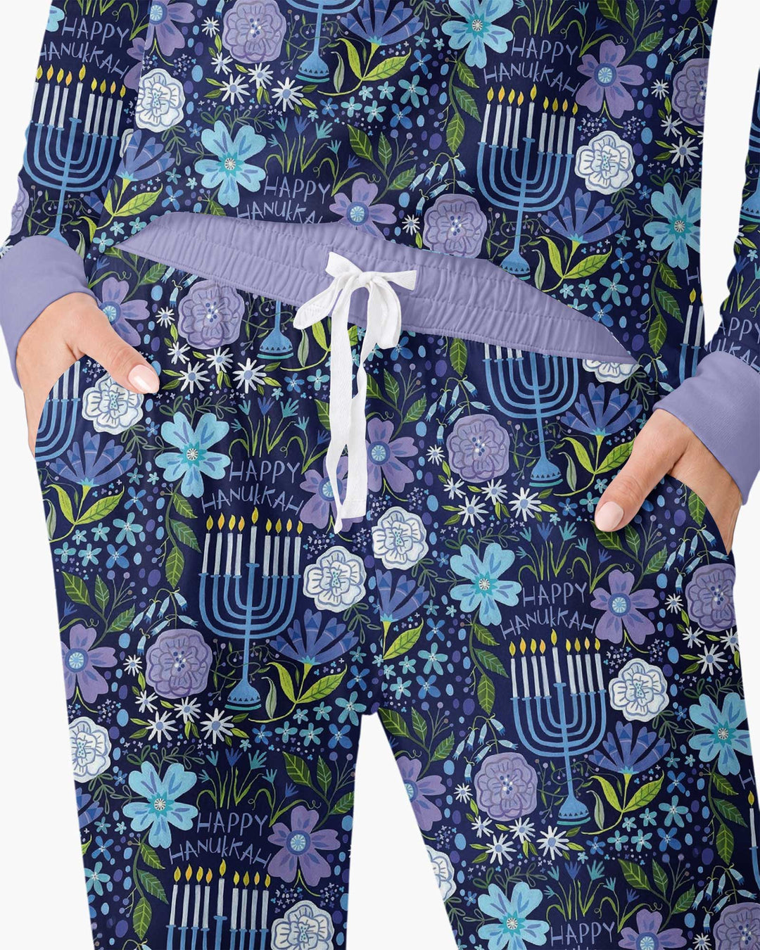 Hanukkah Me and Mom Matching Bamboo Women Pajama Set