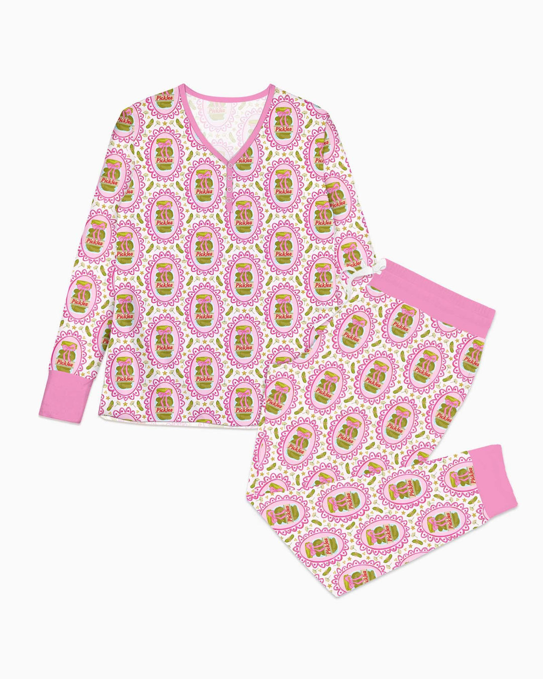 Vorlage Bambus Damen Pyjama Set