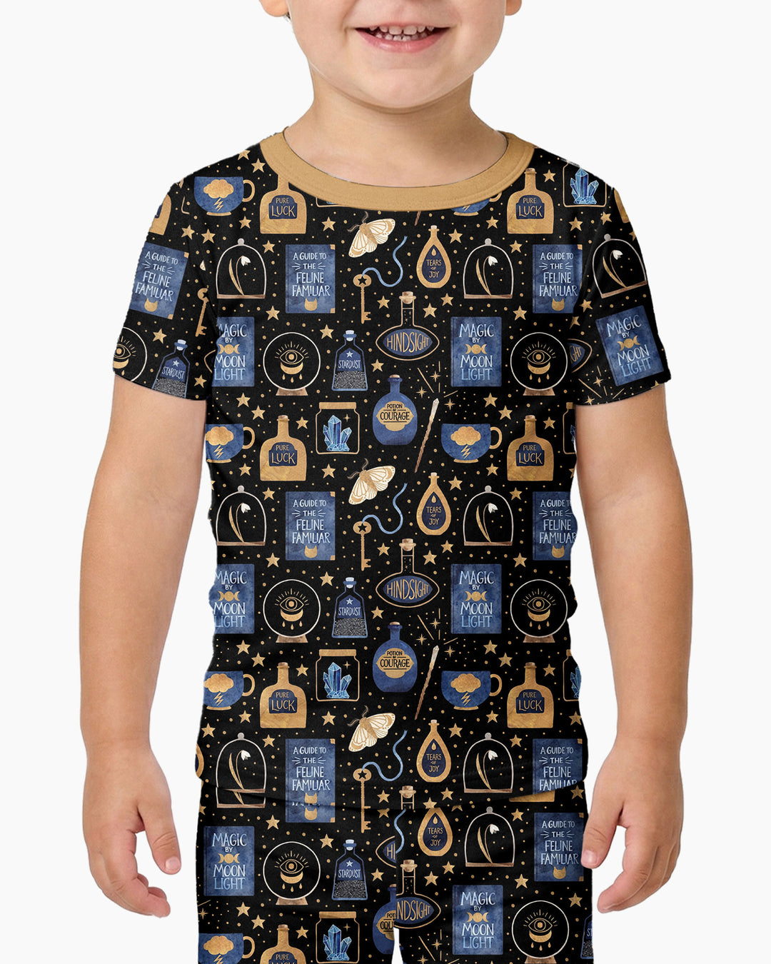 Good Witch Spell books and Potions Bamboo Two Piece Short Sleeve Pajama Set