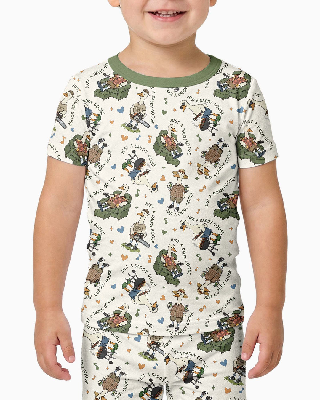 Zweiteiliges, kurzärmliges Pyjama-Set mit Marienkäfern