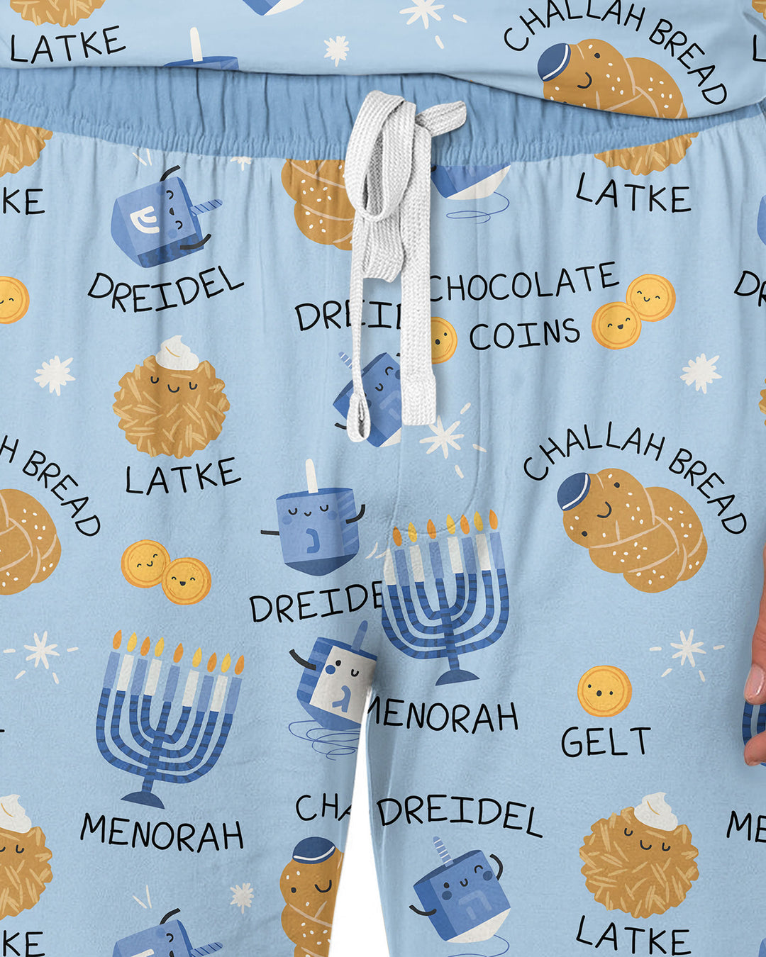 Family Hanukkah Matching Bamboo Men's Pajama Set