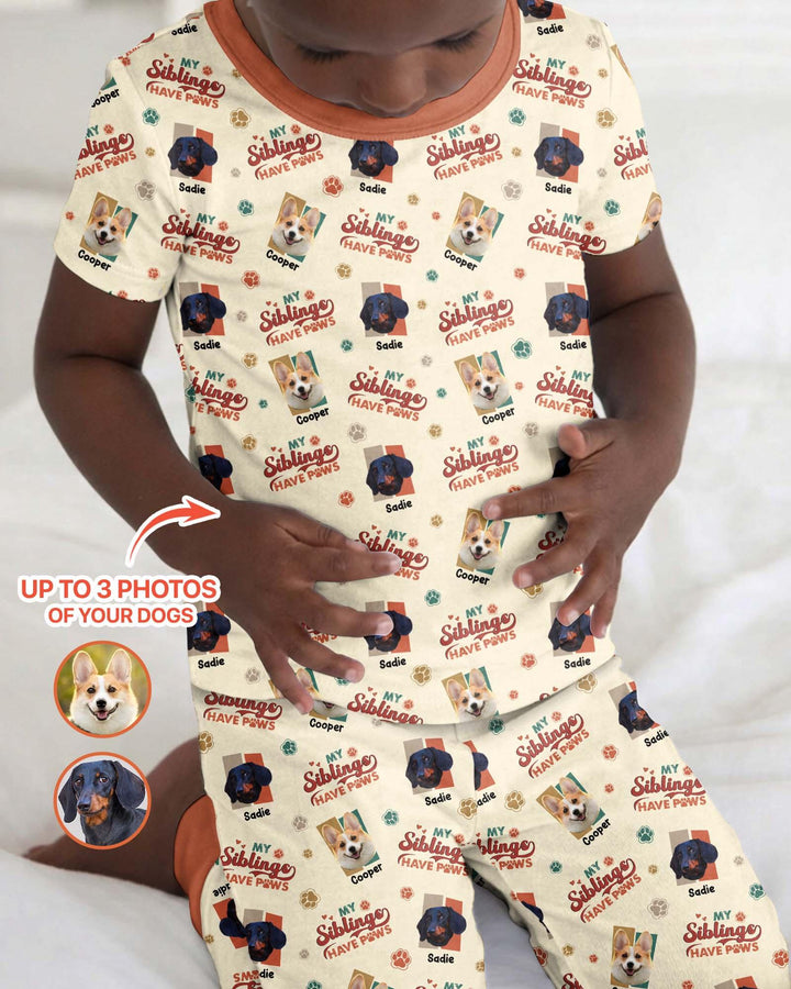Zweiteiliges, kurzärmliges Pyjama-Set mit Marienkäfern
