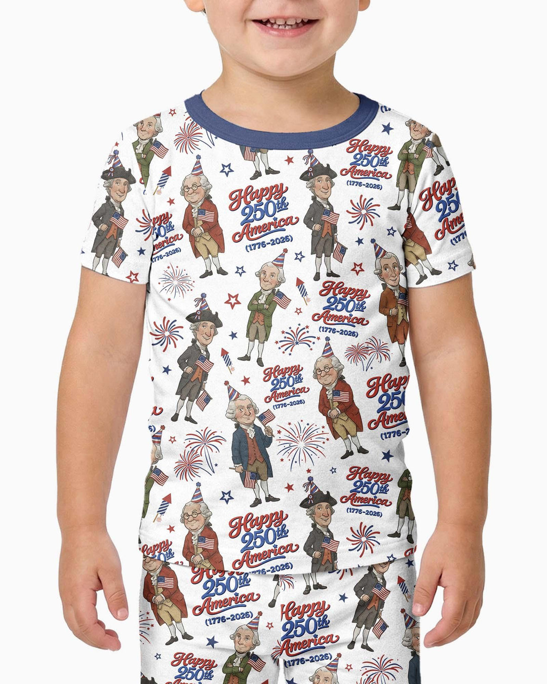 Zweiteiliges, kurzärmliges Pyjama-Set mit Marienkäfern