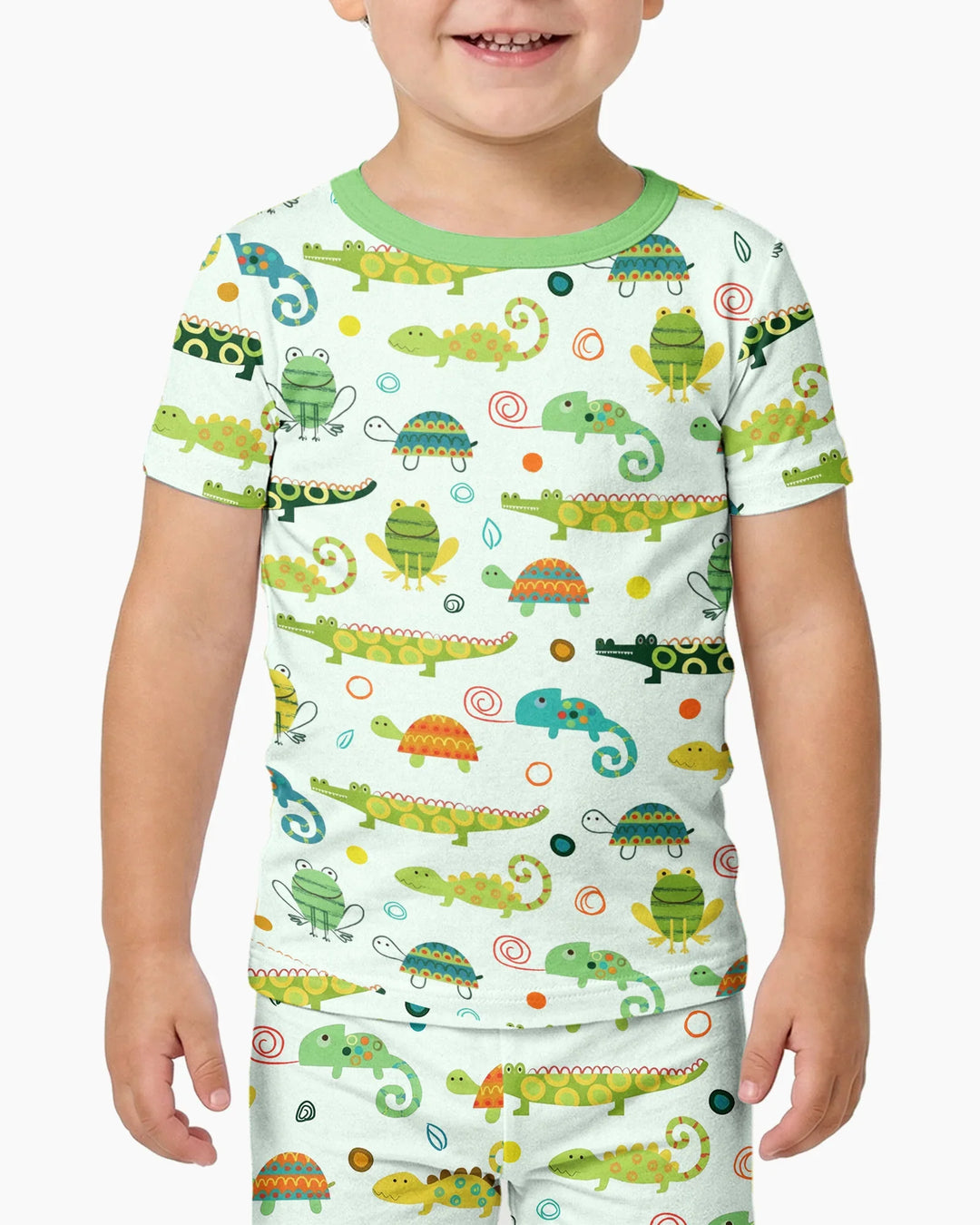 Zweiteiliges, kurzärmliges Pyjama-Set mit Marienkäfern