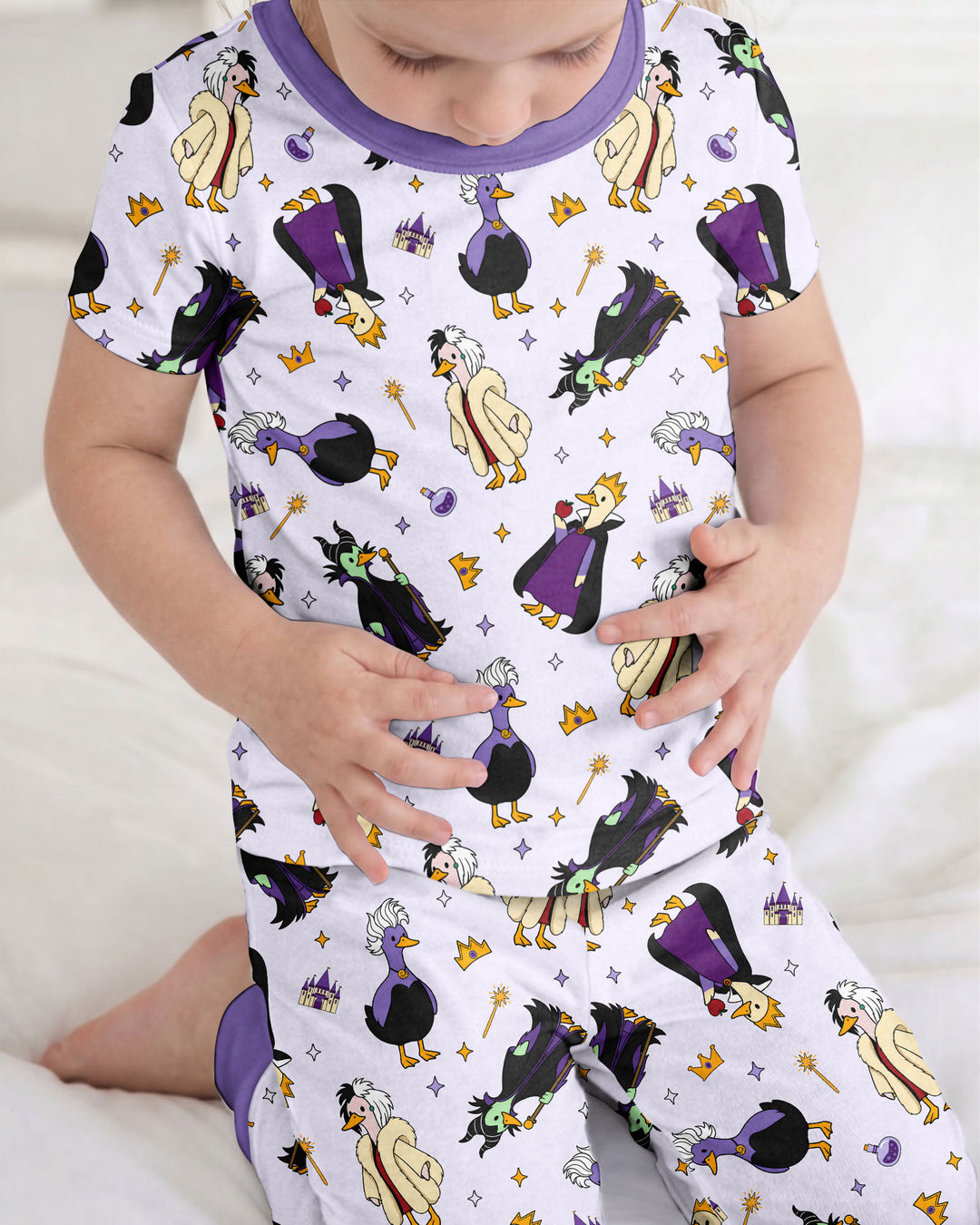 Zweiteiliges, kurzärmliges Pyjama-Set mit Marienkäfern