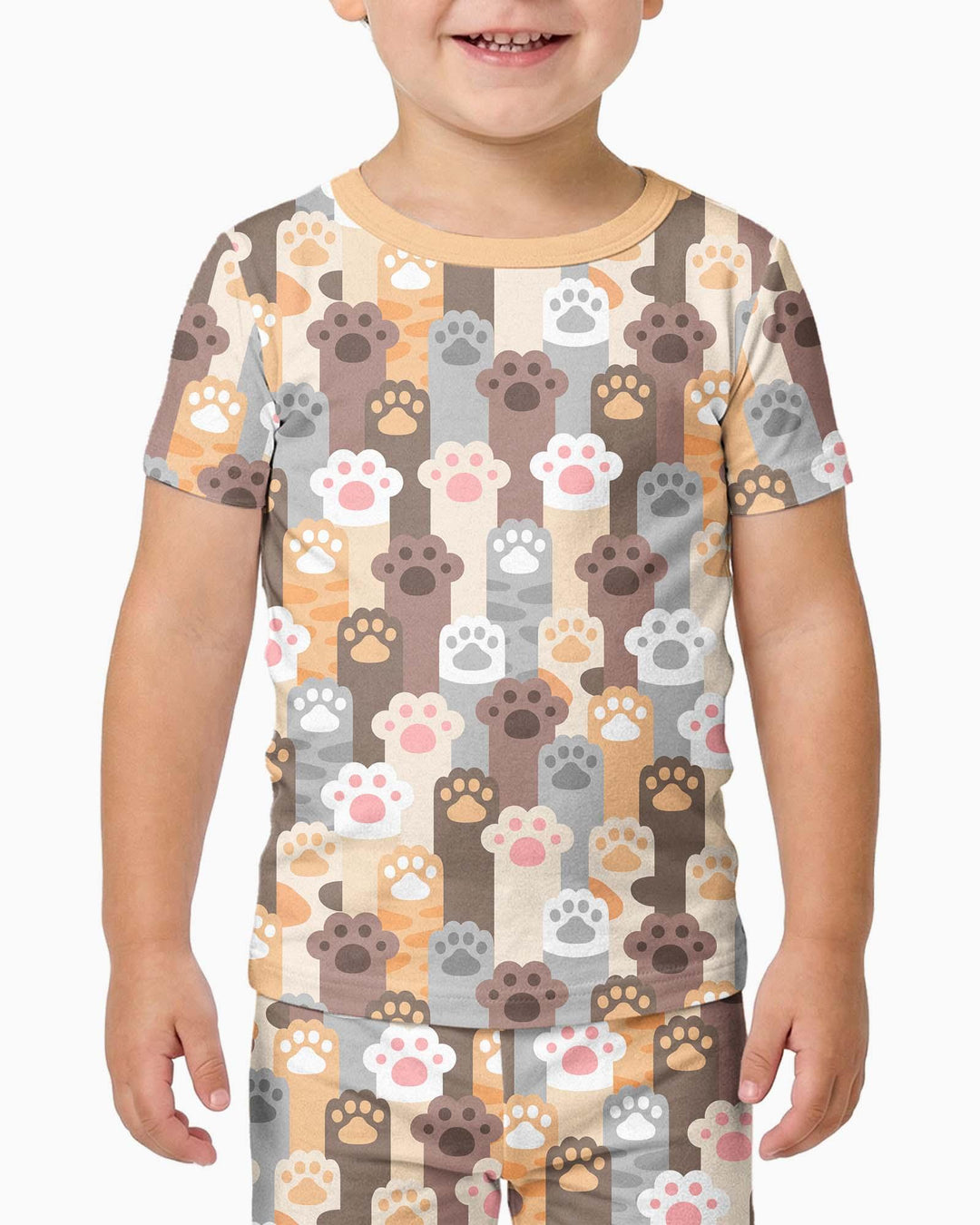 Zweiteiliges, kurzärmliges Pyjama-Set mit Marienkäfern