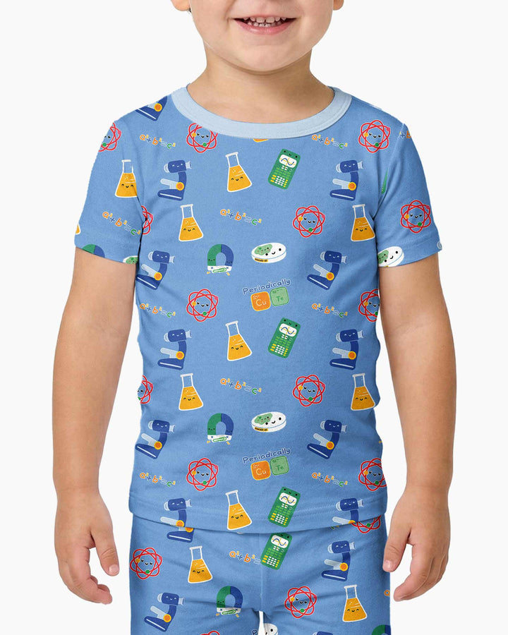 Zweiteiliges, kurzärmliges Pyjama-Set mit Marienkäfern