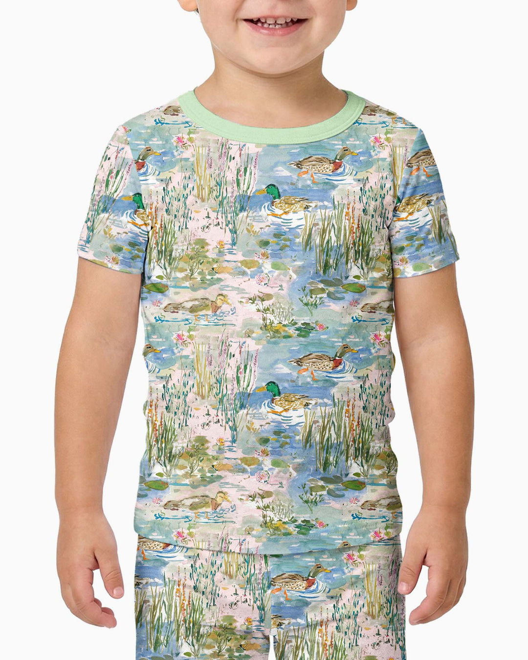 Zweiteiliges, kurzärmliges Pyjama-Set mit Marienkäfern