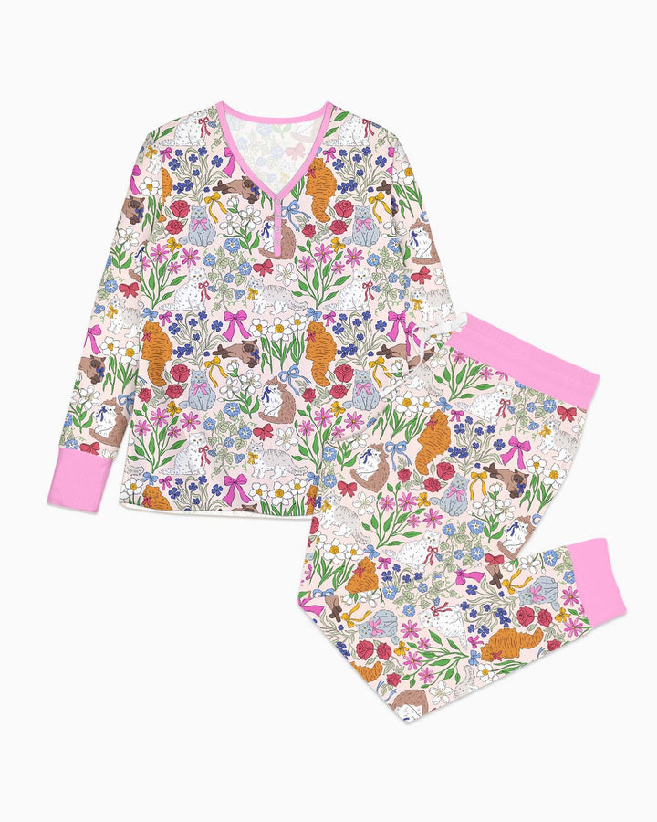 Vorlage Bambus Damen Pyjama Set