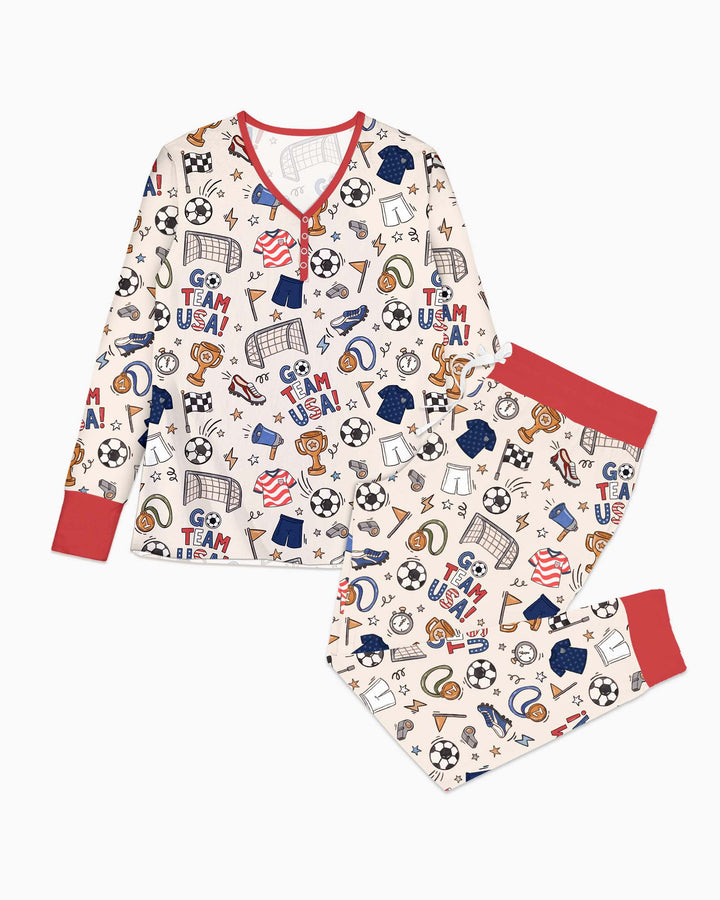 Vorlage Bambus Damen Pyjama Set