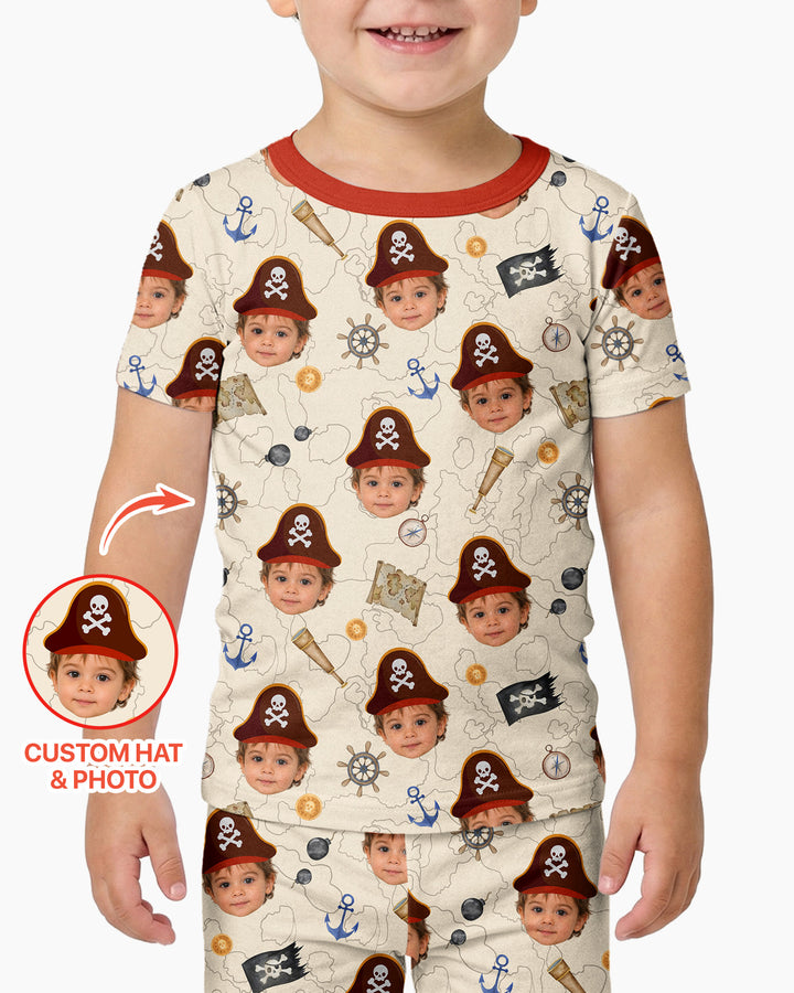 Zweiteiliges, kurzärmliges Pyjama-Set mit Marienkäfern