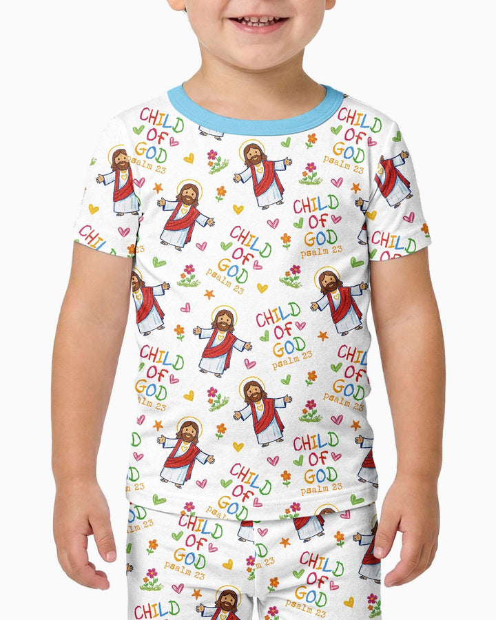 Zweiteiliges, kurzärmliges Pyjama-Set mit Marienkäfern