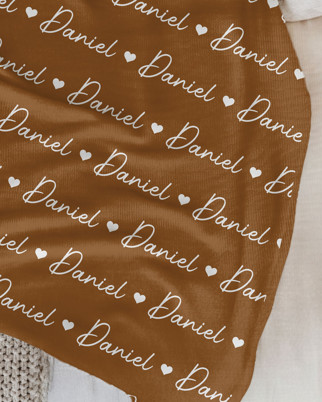 Sweetheart Script Bamboo Blanket