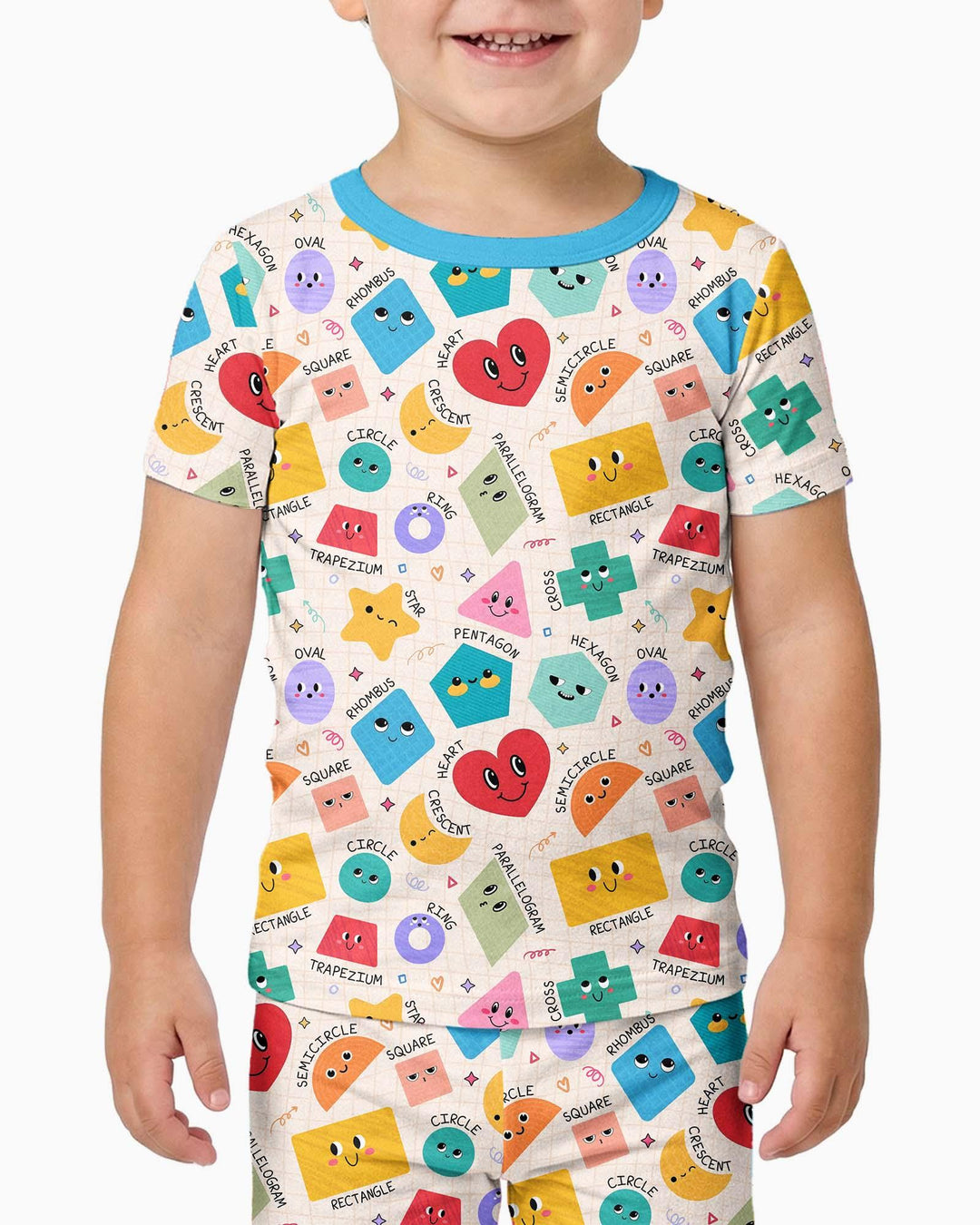Zweiteiliges, kurzärmliges Pyjama-Set mit Marienkäfern