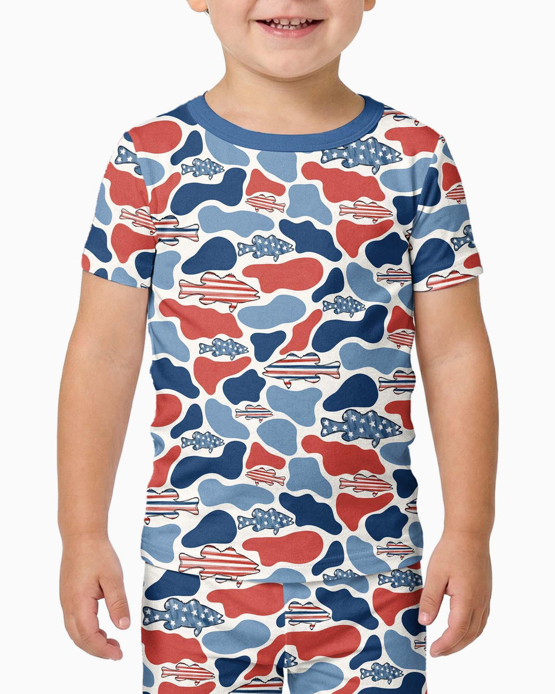 Zweiteiliges, kurzärmliges Pyjama-Set mit Marienkäfern
