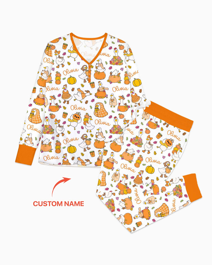 Vorlage Bambus Damen Pyjama Set