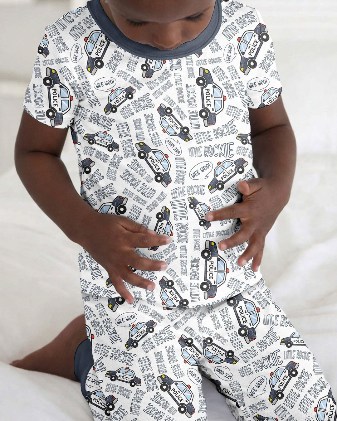 Zweiteiliges, kurzärmliges Pyjama-Set mit Marienkäfern