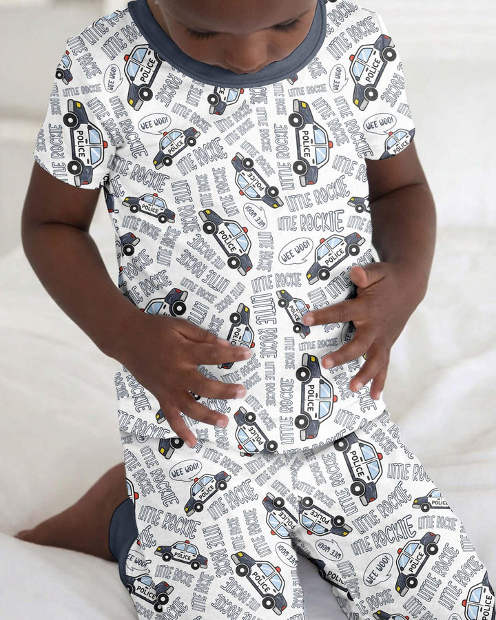 Zweiteiliges, kurzärmliges Pyjama-Set mit Marienkäfern