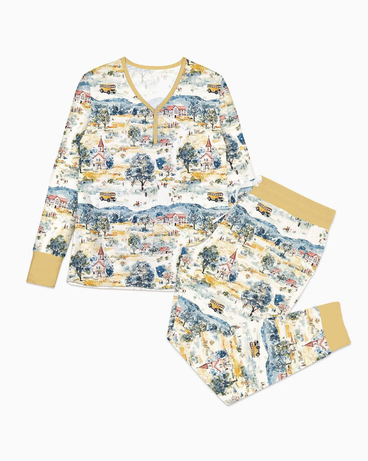 Vorlage Bambus Damen Pyjama Set
