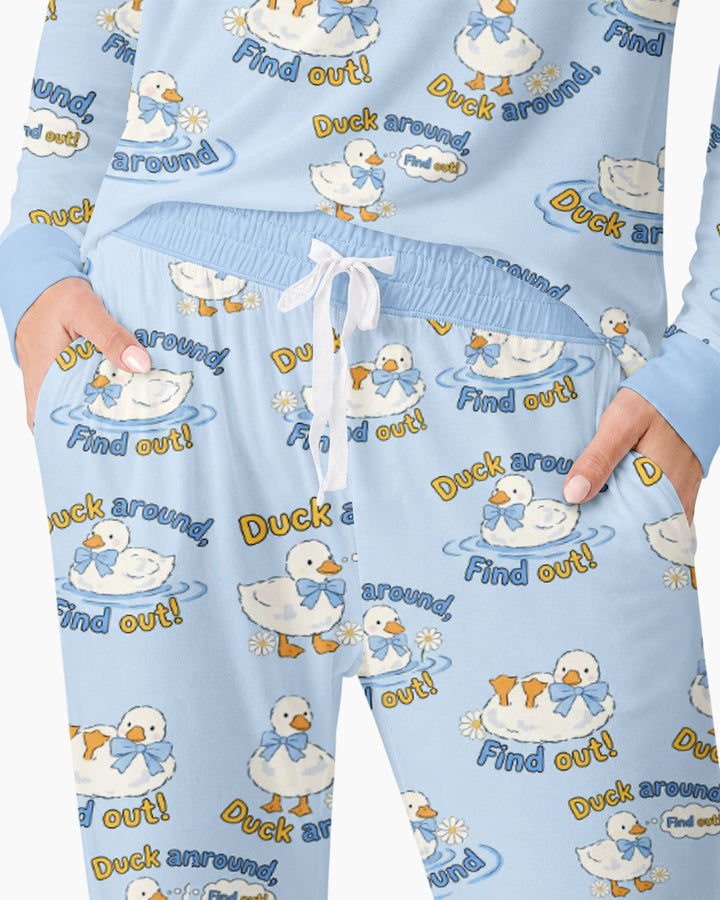 The Duck Around Bamboo Women Pajama Set