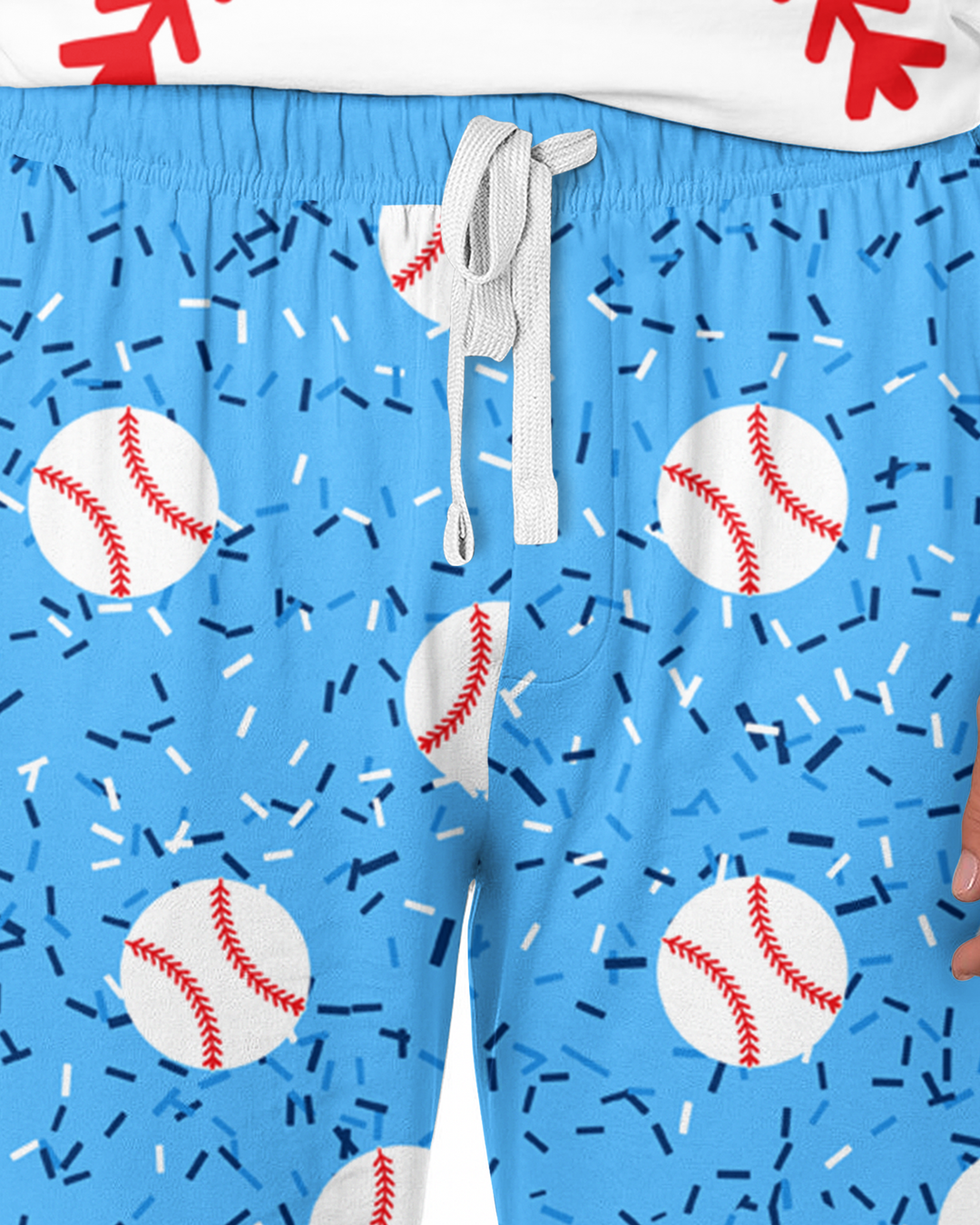 Icecream Drip Scale Bamboo Men's Pajama Set