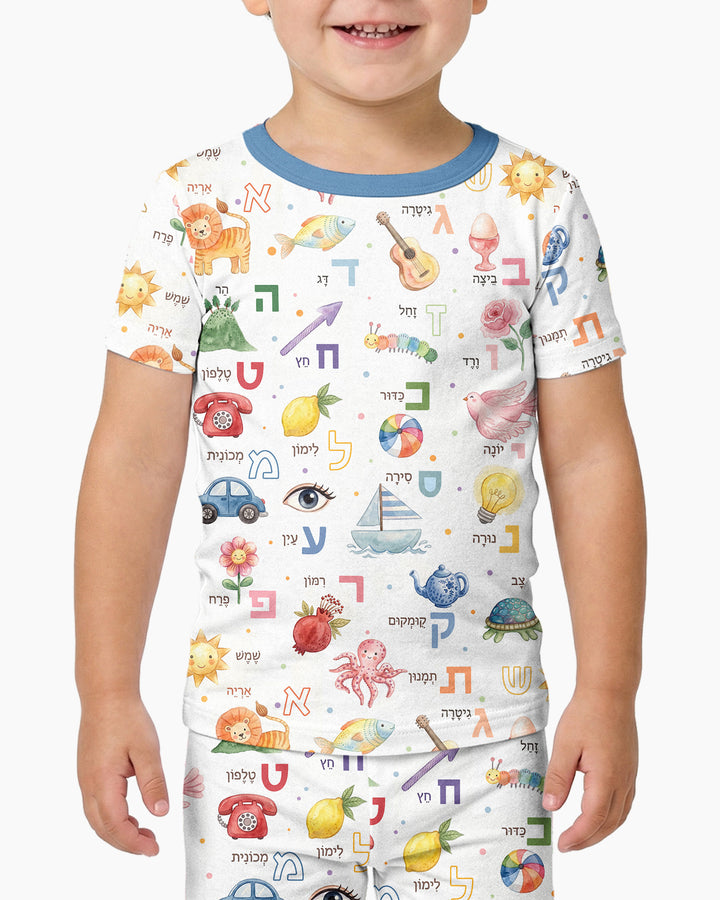 Zweiteiliges, kurzärmliges Pyjama-Set mit Marienkäfern