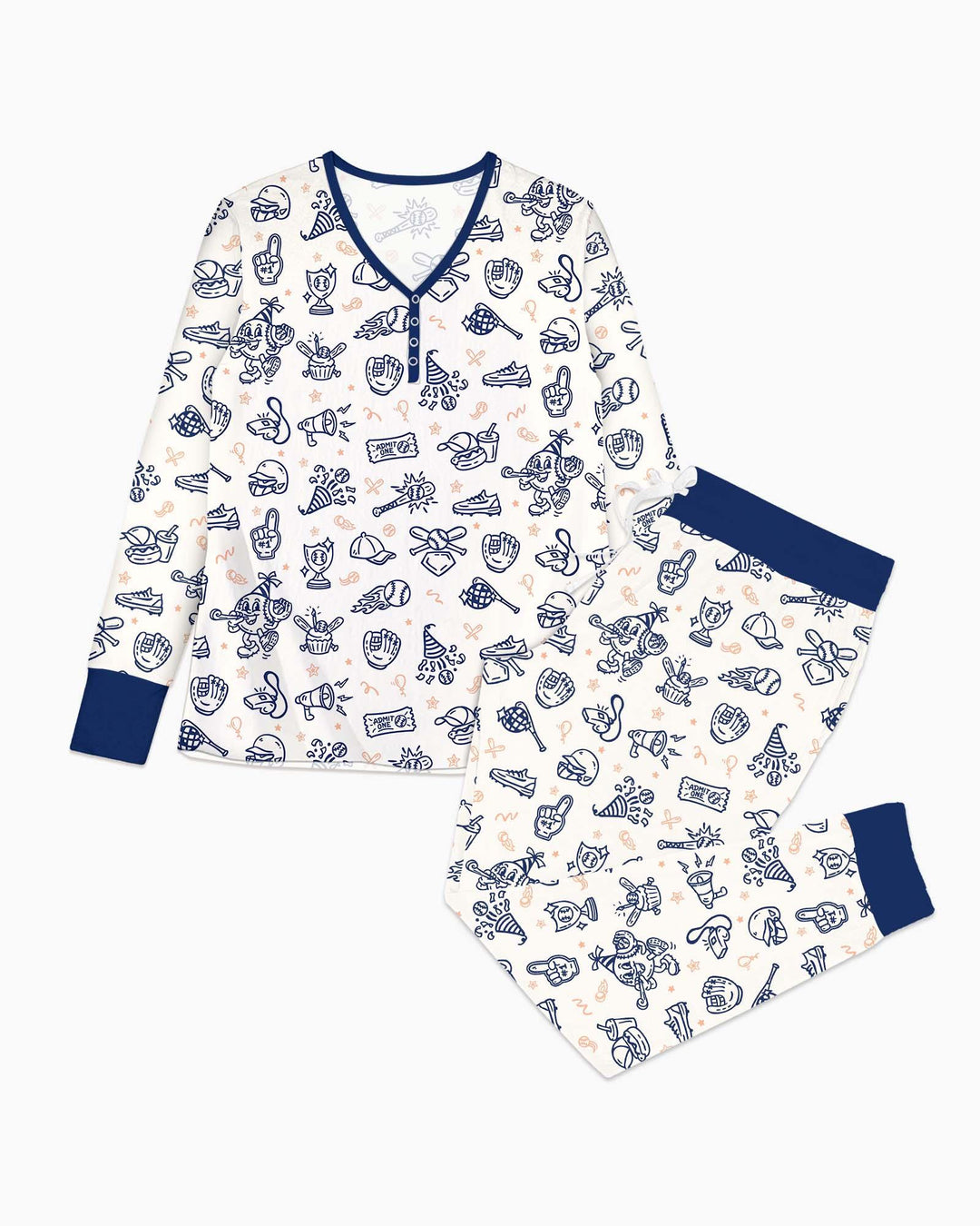 Vorlage Bambus Damen Pyjama Set