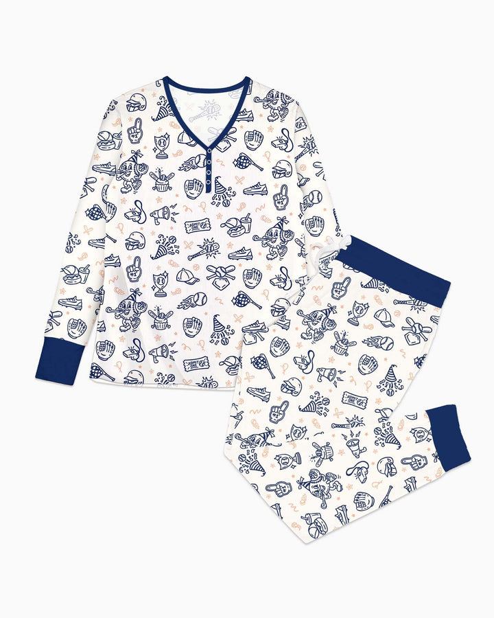 Vorlage Bambus Damen Pyjama Set