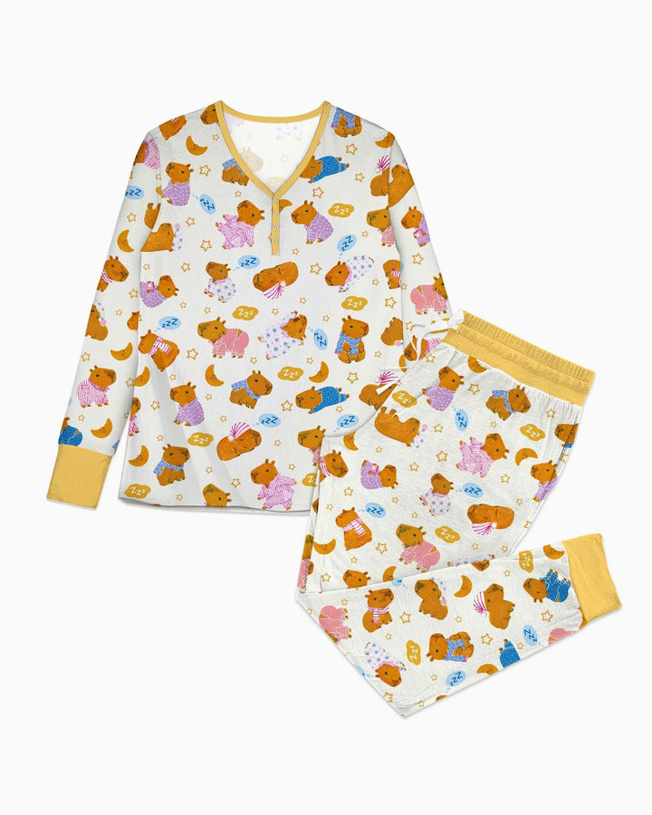 Vorlage Bambus Damen Pyjama Set