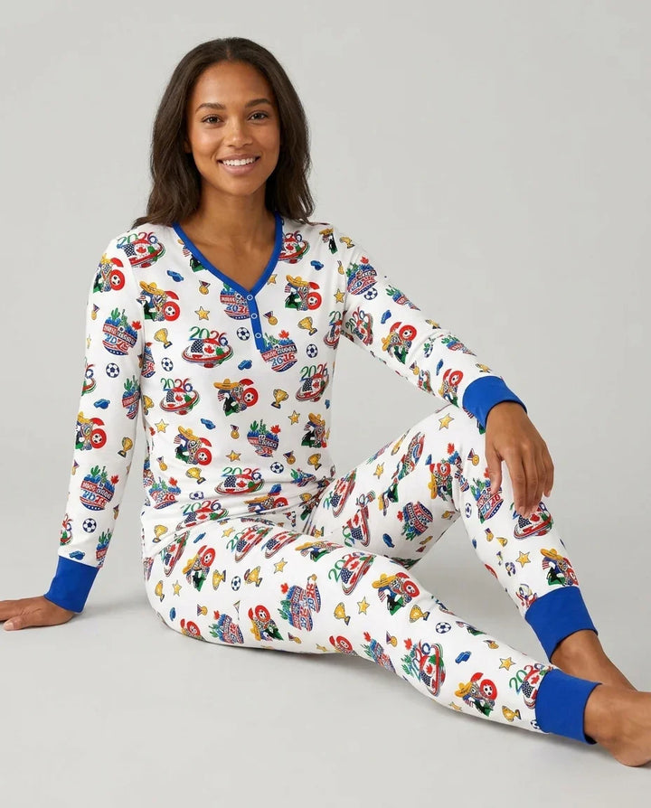 Vorlage Bambus Damen Pyjama Set
