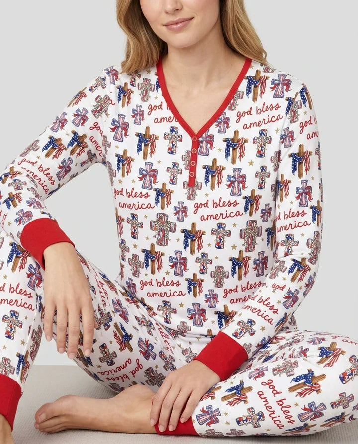 Vorlage Bambus Damen Pyjama Set