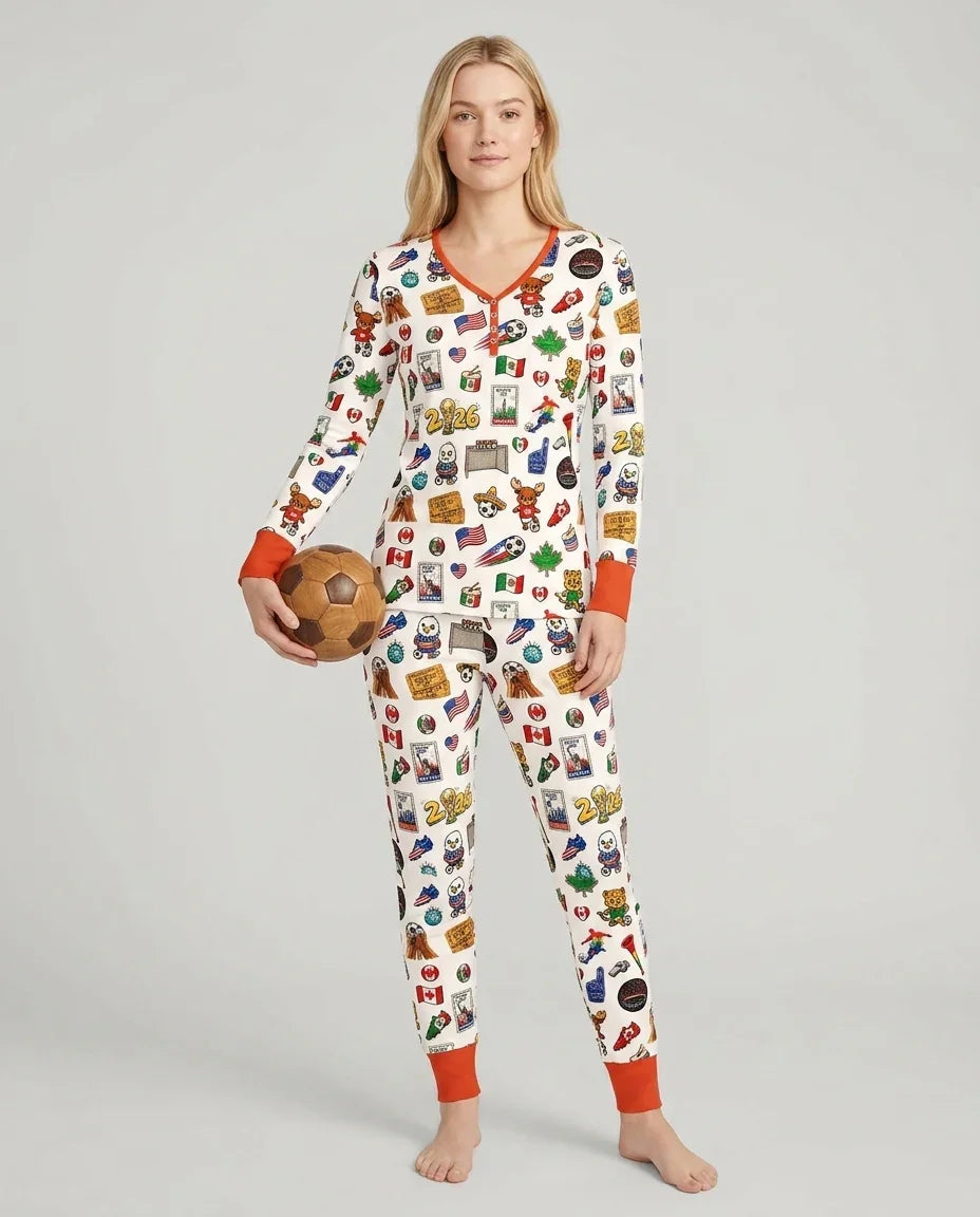 Vorlage Bambus Damen Pyjama Set