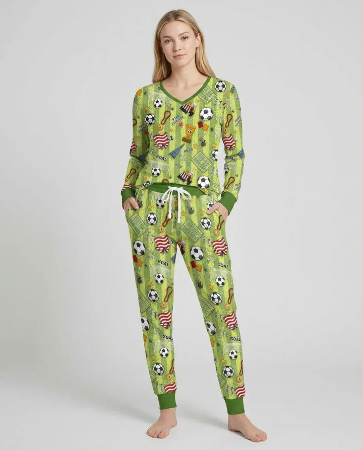 Vorlage Bambus Damen Pyjama Set