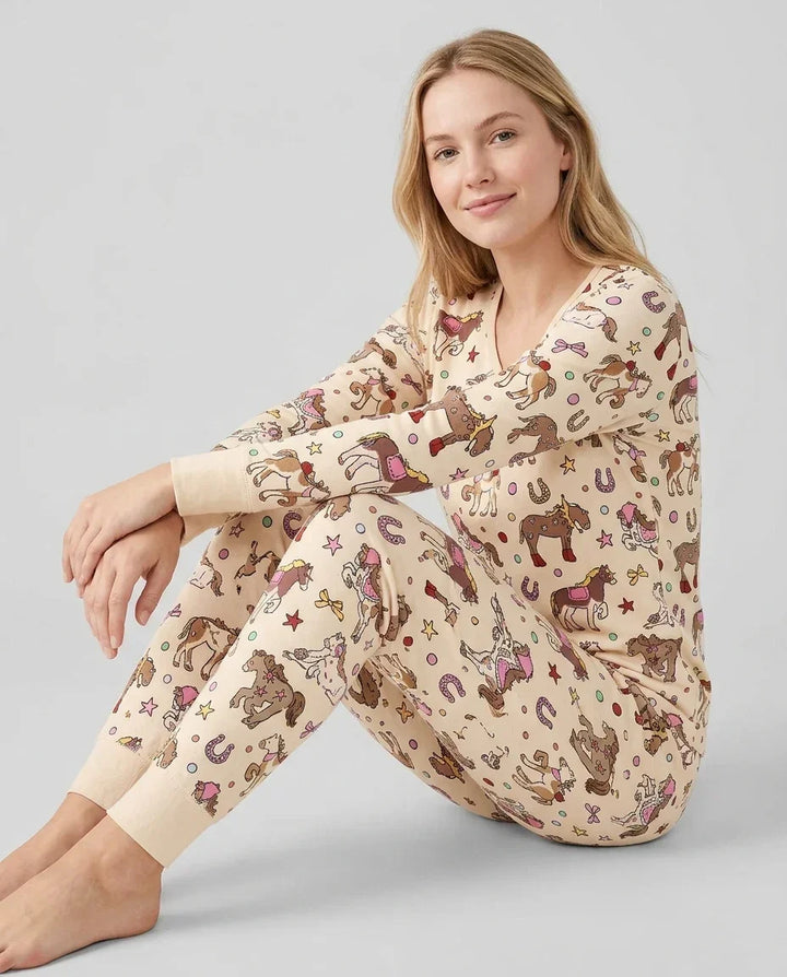 Vorlage Bambus Damen Pyjama Set