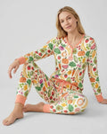Veggie Friends Familien-Schlafanzug-Set aus Bambus für Damen