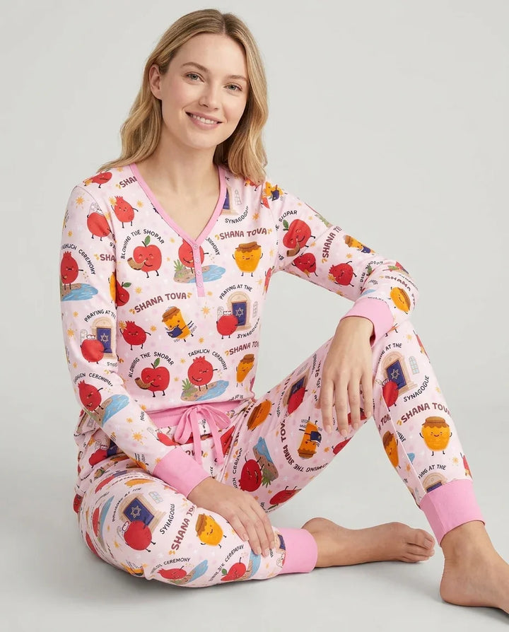 Vorlage Bambus Damen Pyjama Set