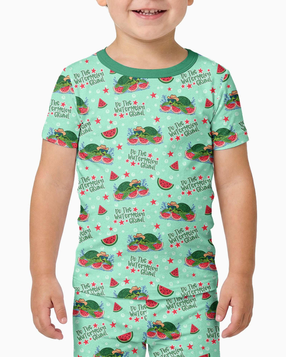Zweiteiliges, kurzärmliges Pyjama-Set mit Marienkäfern
