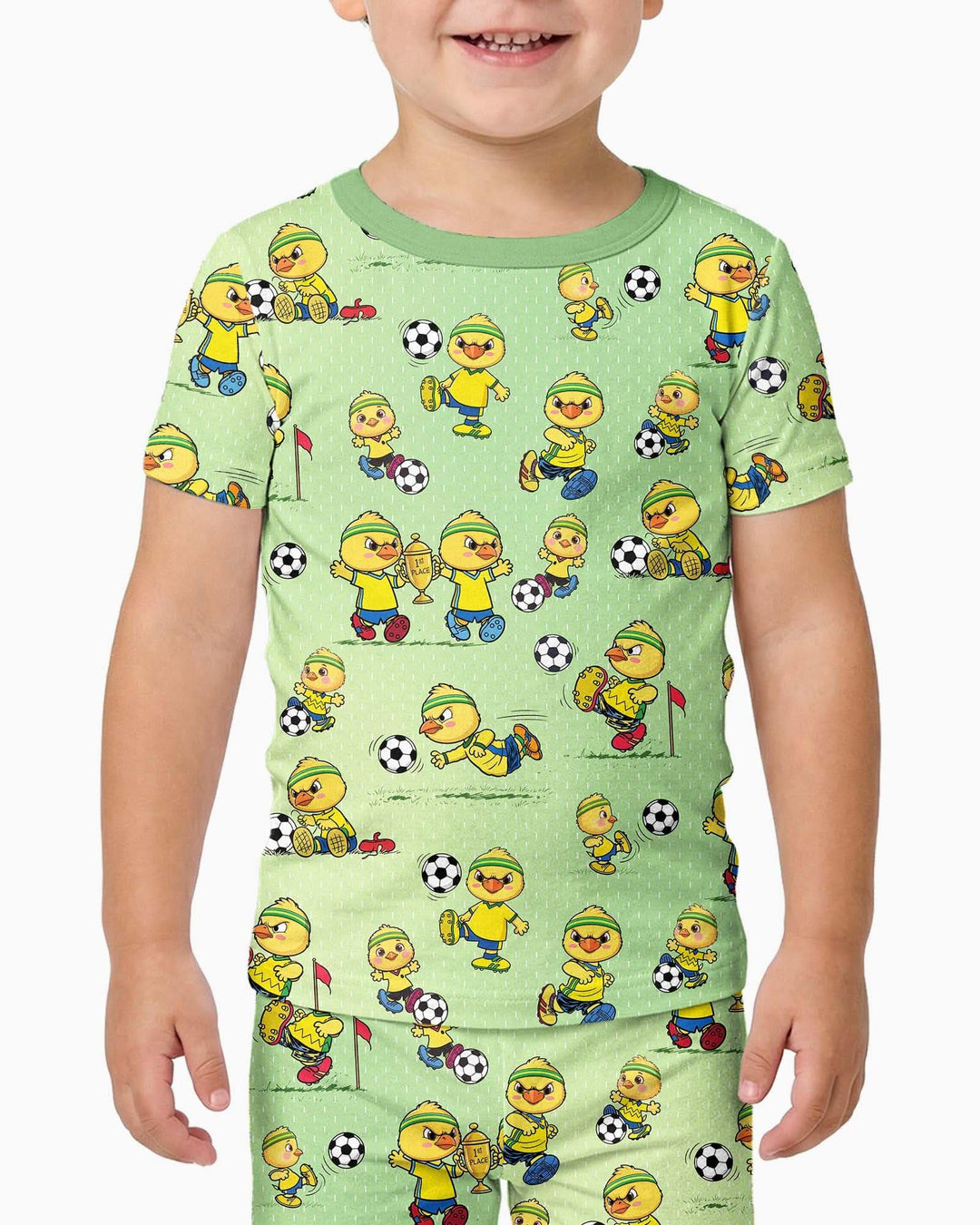 Zweiteiliges, kurzärmliges Pyjama-Set mit Marienkäfern