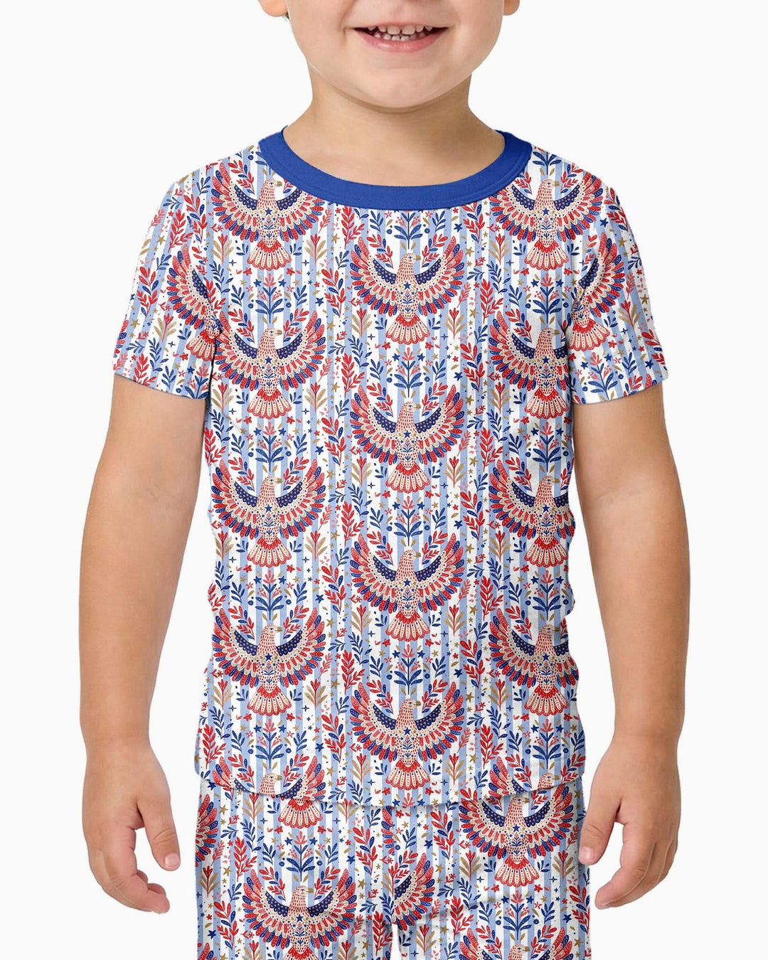 Zweiteiliges, kurzärmliges Pyjama-Set mit Marienkäfern