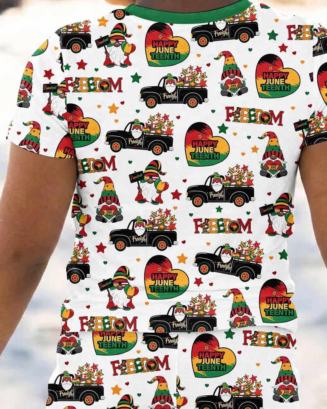 Zweiteiliges, kurzärmliges Pyjama-Set mit Marienkäfern