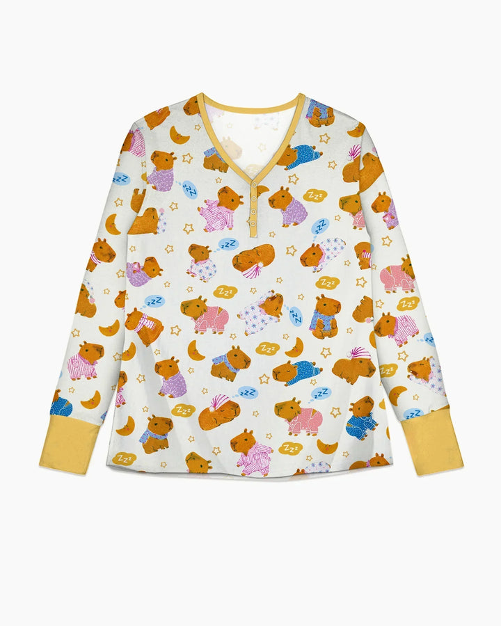 Vorlage Bambus Damen Pyjama Set