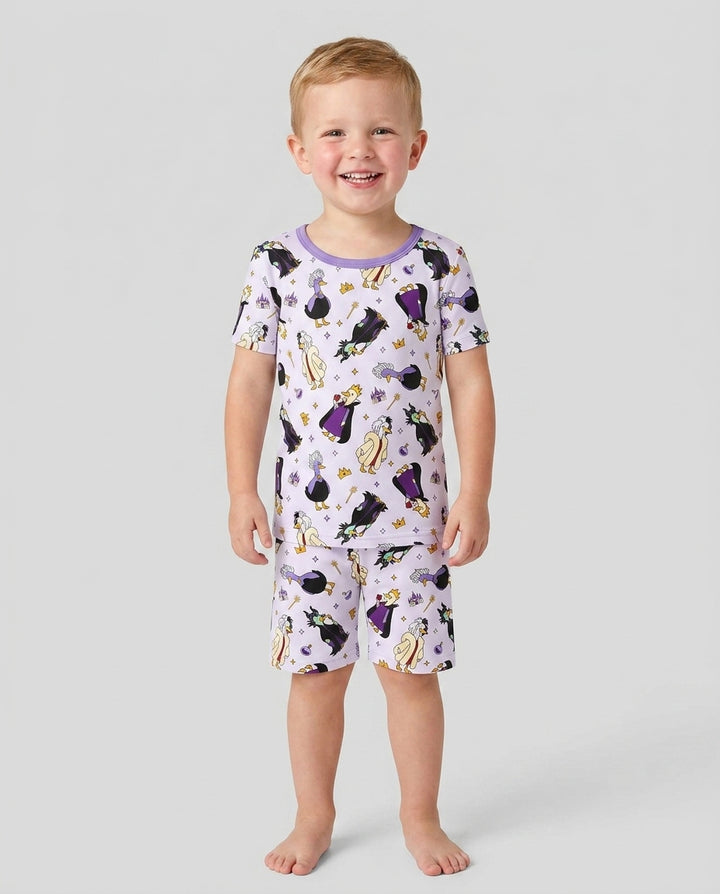 Schlafanzug-Set zweiteilig, kurze Ärmel, kurze Hose, Bambus