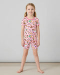 Little Learners Adventure Bamboo Two Piece Short Sleeve Shorts Pajama Set